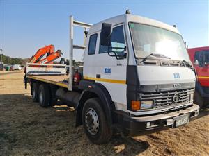 2009 TATA 1918c 12ton crane truck with Palfinger PK14080