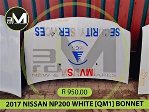 2017 NISSAN NP200 WHITE [QM1 BONNET