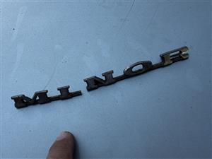Morris Minor Badge Emblem.