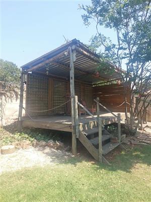 Wooden deck