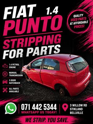 Fiat Punto 1.4 - Stripping for parts
