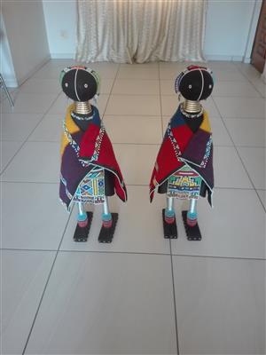 Ndebele dolls 92cm tall 