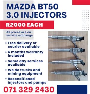 MAZDA BT50 3.0 INJECTORS FOR SALE WITH WARRANTY INCLUDED 