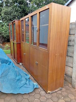 Large Cupboards - Selling as is.