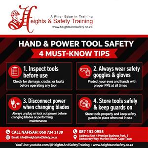 Safety Training Cape Town | Nationwide - Heights, Scaffolding, Tools, Ladders