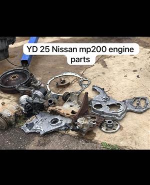 YD 25 Nissan np200 engine parts