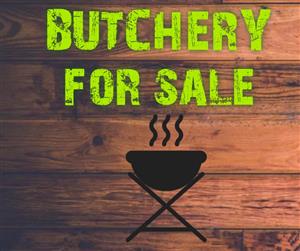 Butchery with approxk turnover for sale
