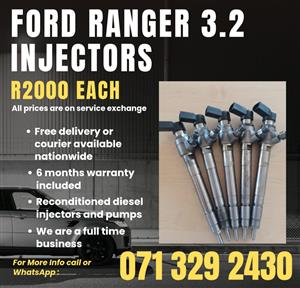 FORD RANGER 3.2 INJECTORS FOR SALE WITH WARRANTY INCLUDED 