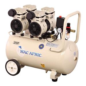 MAC AFRIC 50L Silent Oil Free Compressor 1.5 KW (2 HP) 230 V