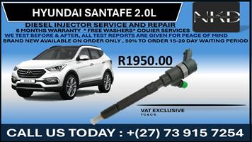 Hyundai Santafe 2.0L Diesel Injectors 