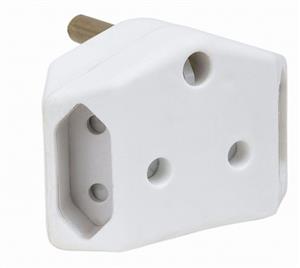 Plug Adapter: MultiPlug Power Socket Adapter. 3-Pin 1x16Amp 2x5Amp. Brand New Product.