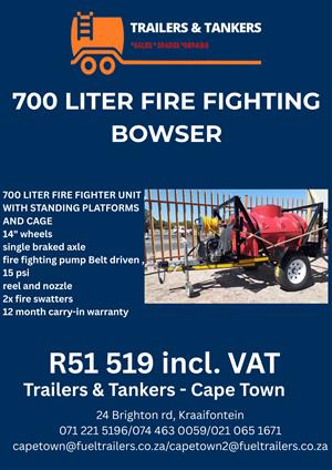700 LITER FIRE FIGHTER BOWSER