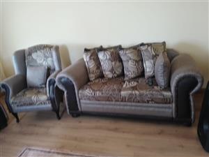 2x2 seater and 2 single rest arm chairs