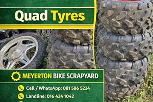 Quad tyres. 