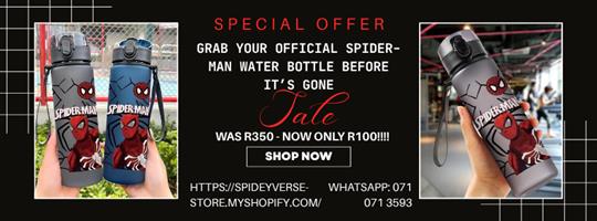 SPIDER-MAN BOTTLES NOW ONLY 
