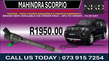 Mahindra Scorpio Diesel Fuel Injectors 