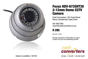 Focus KDV-673SHT30 2-12mm Dome CCTV Camera