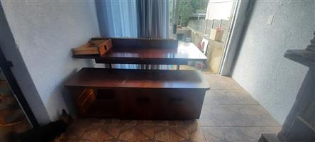 Unwanted dining room table an sideboard
