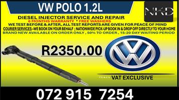 Vw Polo 1.2L Diesel Injectors 