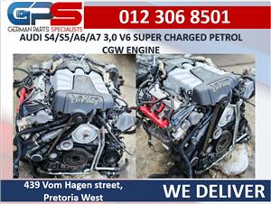 AUDI S4/S5/A6/A7 3.0 V6 SUPER CHARGED PETROL (CGW) ENGINE
