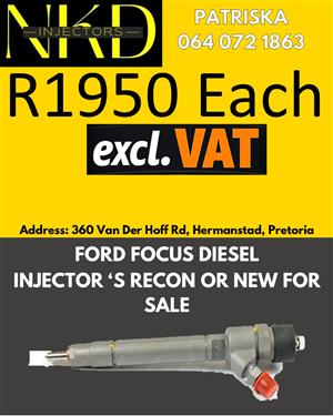 FORD FOCUS -DIESEL INJECTORS REPAIR AND RECON 