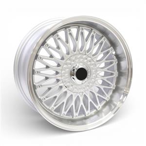 17″ CW-C3 4/100 & 4/108 Silver With Rivets Alloy Wheels
