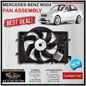MERCEDES BENZ W203 FAN ASSEMBLY