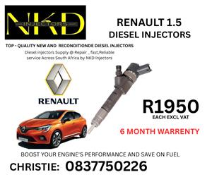 RENAULT 1.5 DIESEL INJECTORS FOR SALE