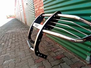 PRADO WRAP-AROUND STAINLESS STEEL BULL BAR  (  X 2 ) 