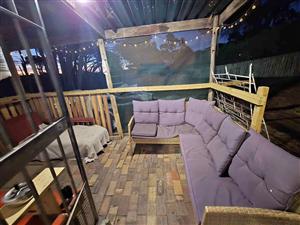 Rattan LShape Patio Set