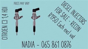 CITROEN C3 1,4 HDI BEST QUALITY RECONDITIONED DIESEL INJECTORS FOR SALE MAGALIESBURG