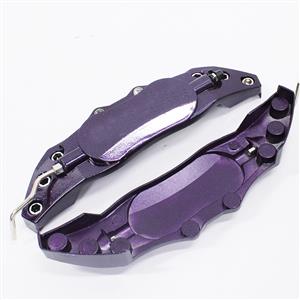 Decorative Metal Brake Caliper Covers - 24x7cm (purple)