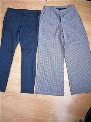 Pants trousers ladies size 38 x 2 both 