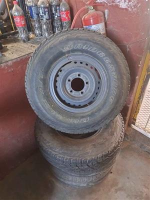 Land cruiser rims and tires
