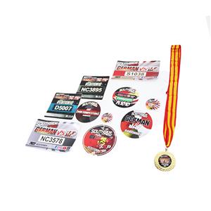 SouthsideCrew 10-piece German vs Jap Edition 10 Sticker Kit with Medal