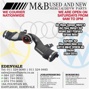 Air Mass Sensor M642 9 (Air Flow Meter)Air Intake Duct PreFace (Brand New)