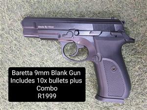 Baretta 9mm Blank Gun Combo 