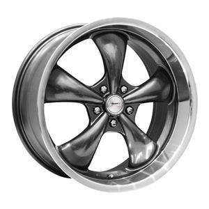 20″ A-Line Viper 5/120 Gunmetal Machine Lip Alloy Wheels