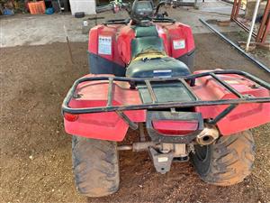 Honda TRX 250 stripping for spares. Meyerton bike scrapyard new and secondhand spares.