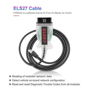 ELS27 Ford & Mazda Diagnostic Cable – OBD Dynamics