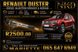 Brand New Renault Duster injectors Expert workmanship 