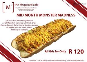 Mid month Monster Madness On Halaal Food