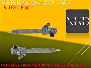 AFFORDABLE DIESEL INJECTORS FOR MERCEDES C270 INJECTORS FOR SALE