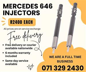 MERCEDES BENZ 646 INJECTORS FOR SALE WITH WARRANTY INCLUDED