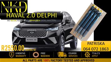 HAVAL 2,0 DIESEL INJECTORS-FREE DELIVERY INJECTORS 