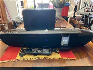 Sansui sound bar with iPod for sale