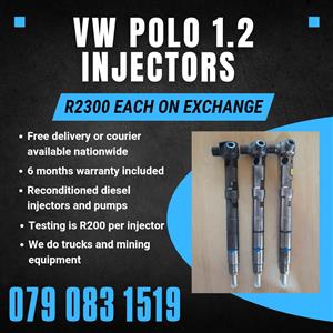VW POLO 1.2 INJECTORS FOR SALE WITH WARRANTY INCLUDED IN 