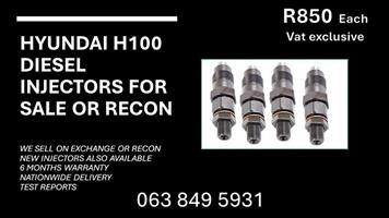 HYUNDAI H100 DIESEL INJECTORS RECON 6 MONTH GUARANTEE