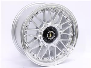 17″ Racing Hart Vogue 5/100 & 5/114 Silver Machine Lip Alloy Wheels