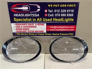 Porsche Carrera (black Matrix) 997 LH and RH side headlight replacement lens 
